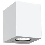 Nordlux Canto Kubi 2 Wandleuchte Aluminium Weiß Up & Down - 10.6W 500lm - 830 Warmweiß | IP44